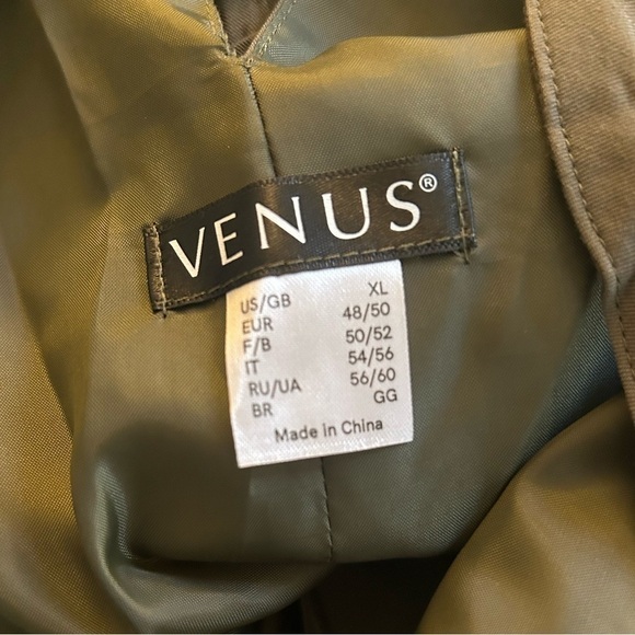 Venus Halter Jewel V-Neck Jumpsuit Pockets Tie Waist • NWOT • Size: XL - Picture 13 of 14